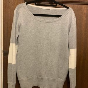 Athleta grey crewneck sweater